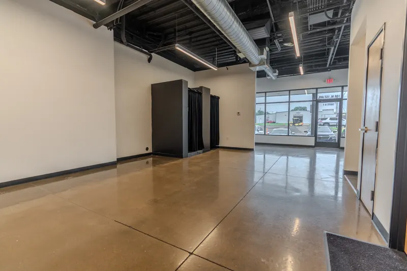 The open shooting floor at the Owasso studio